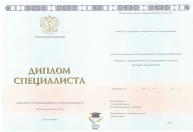 Диплом ПГУ ООО Знак 2014-2020 годов